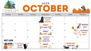 October event calendar