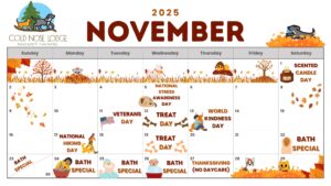 November event calendar